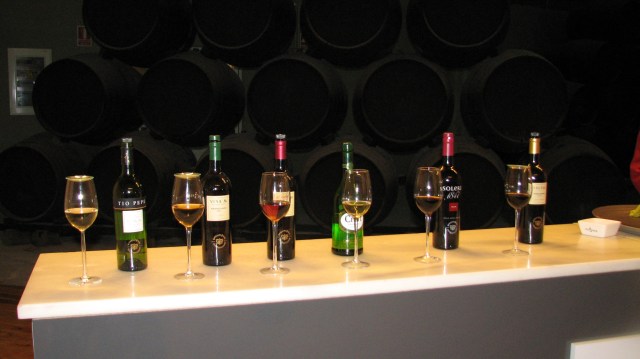 Een bezoek aan een sherrybodega mag natuurlijk niet ontbreken. Wij kozen voor Tio Pepe. Eigenlijk de merknaam van bodega Gonzalez Byass.