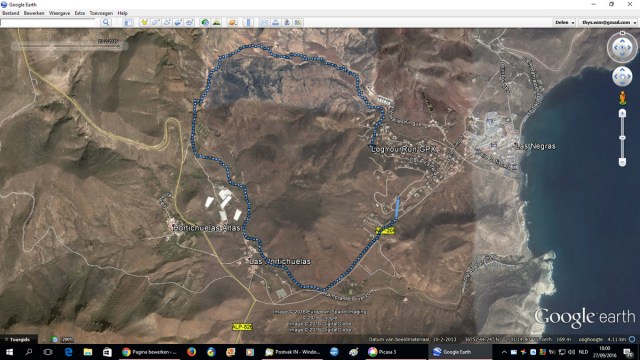 Via Hortichuela naar Las Negras